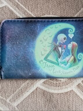 Loungefly Blue Teal Nighttime 'True Love Never Dies' Wallet
